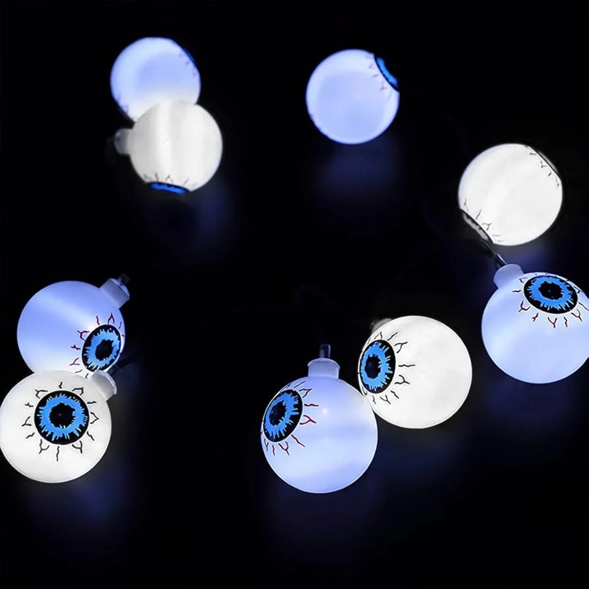 Guirlande Halloween 20 LED – yeux lumineux