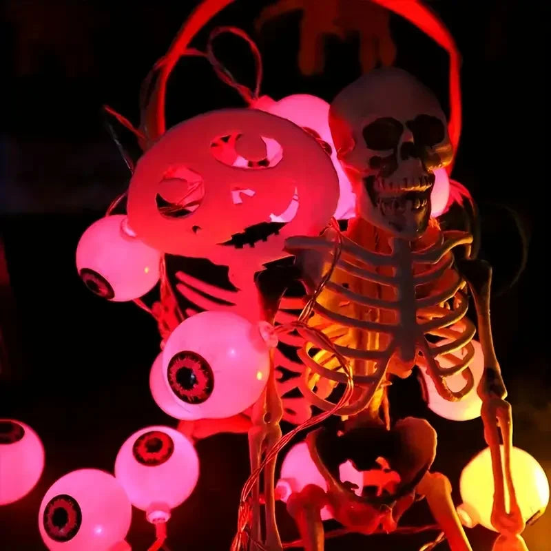 Guirlande Halloween 20 LED – yeux lumineux