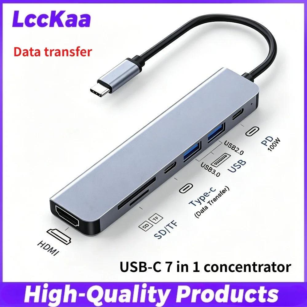 Hub USB-C multiport 2 à 8-en-1